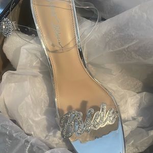 Betsy Johnson bride shoes size 11